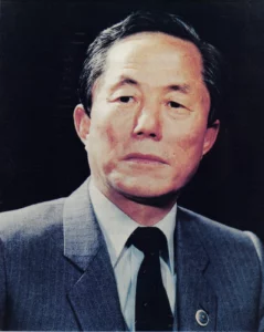 General Choi Hong Hi, founder of Taekwondo.