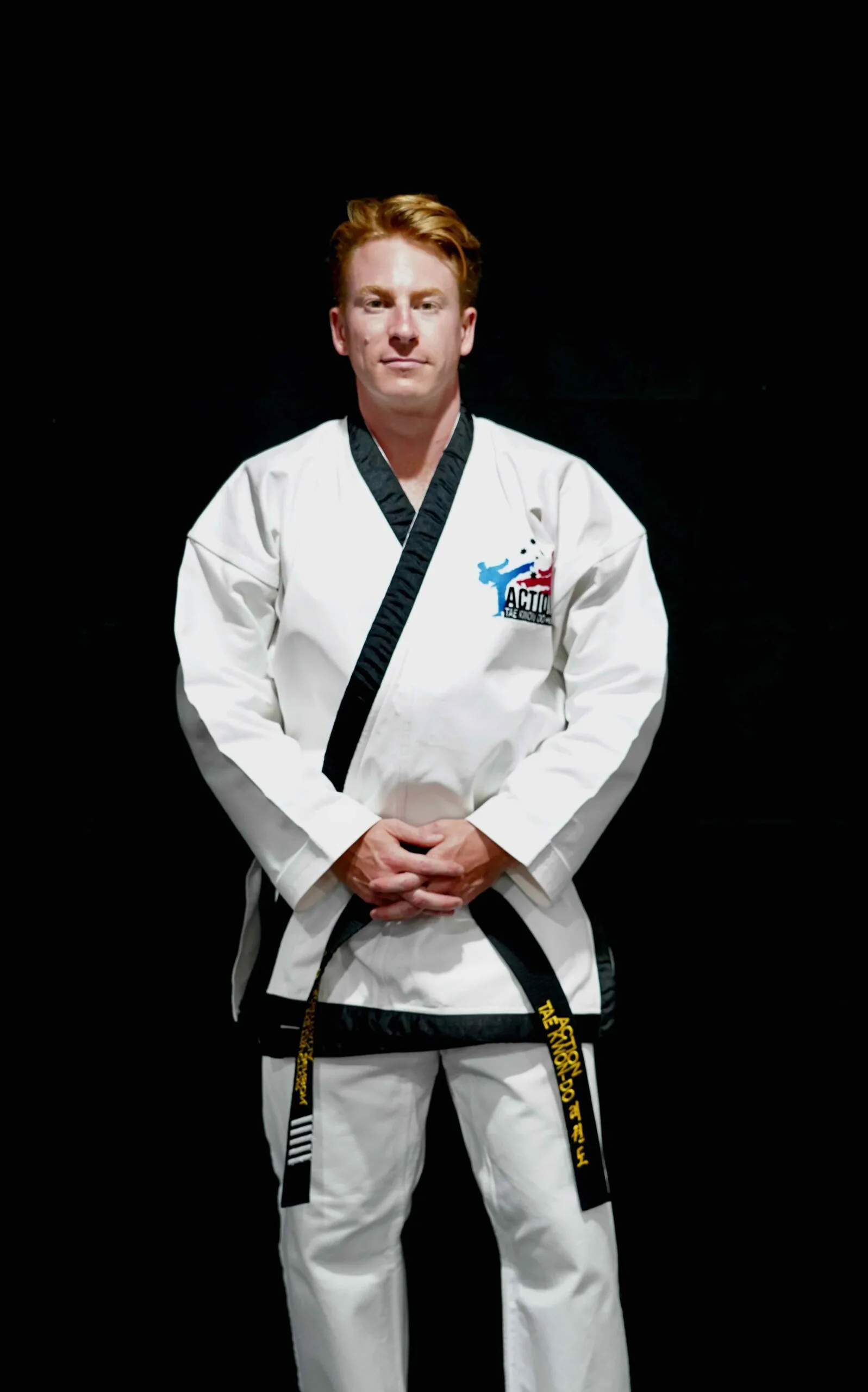 Chief Instructor Alex Benson of Action Tae Kwon-Do. Leading martial arts in Canberra.