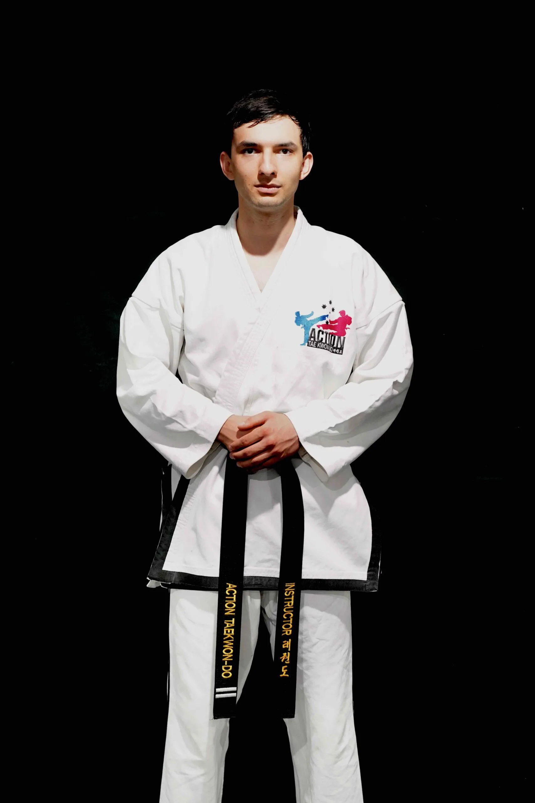 Instructor Alfred Ding of Action Tae Kwon-Do.