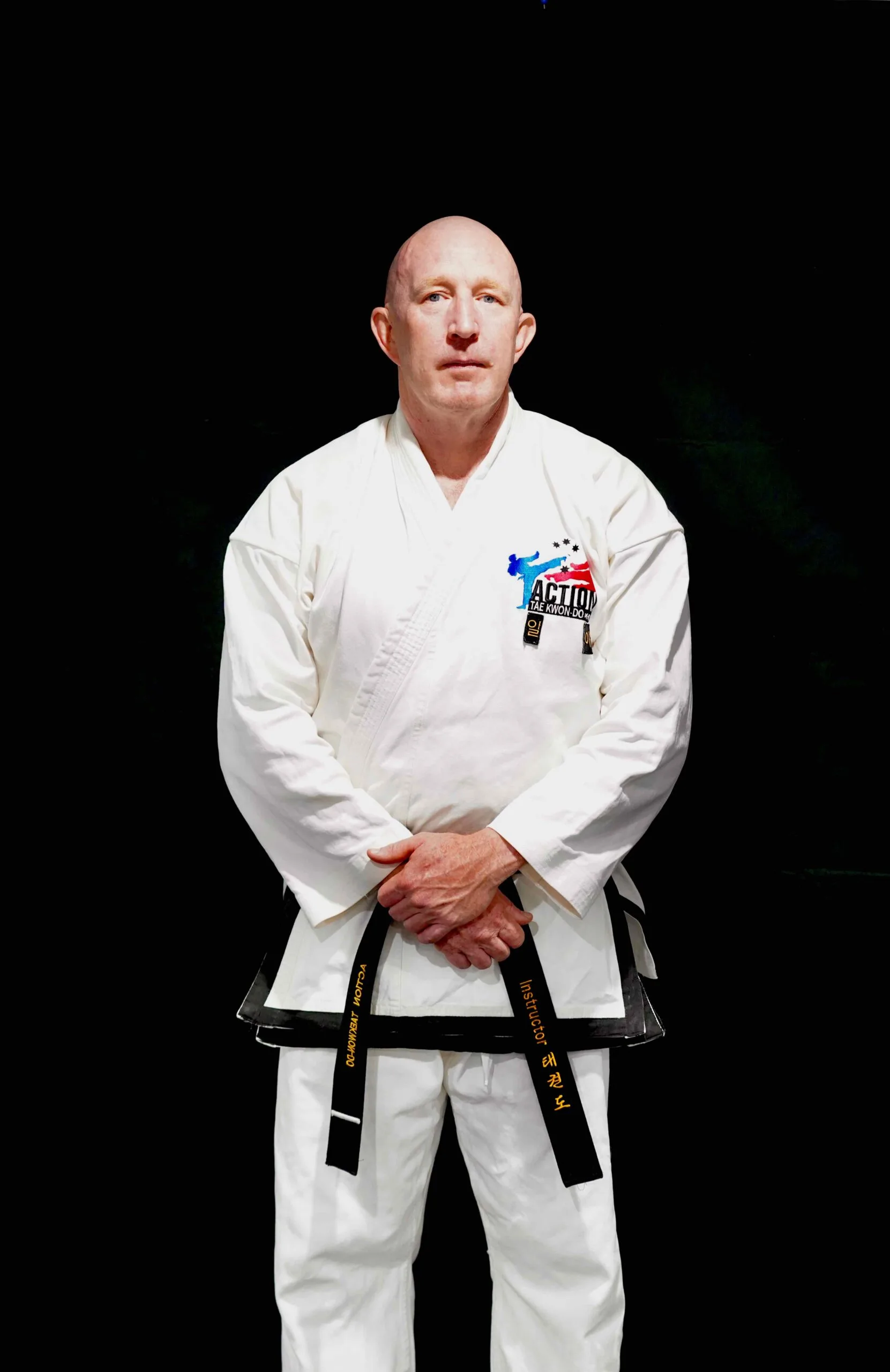 Instructor Ian Donnelly of Action Tae Kwon-Do.