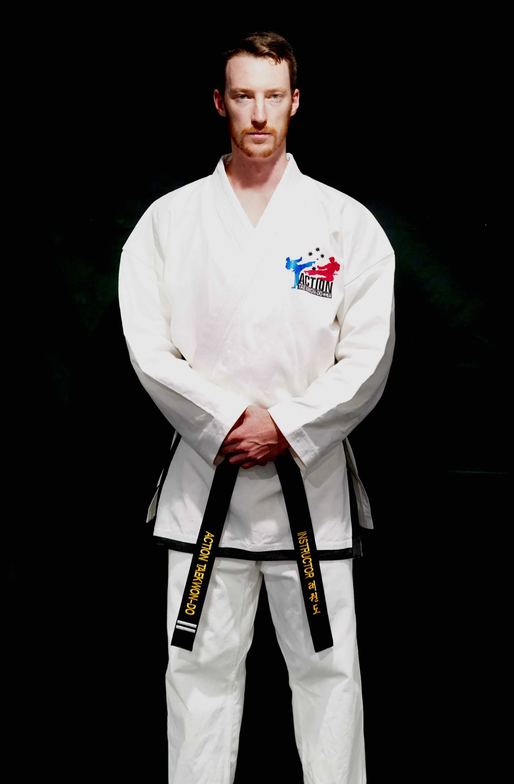 Instructor Seth Boxx of Action Tae Kwon-Do.
